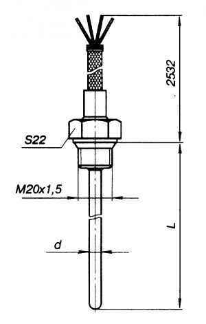 Комплект термопреобразователей сопротивления КТСП/КТСМ-0196, 0196Б, -05, -05Б (pt100)